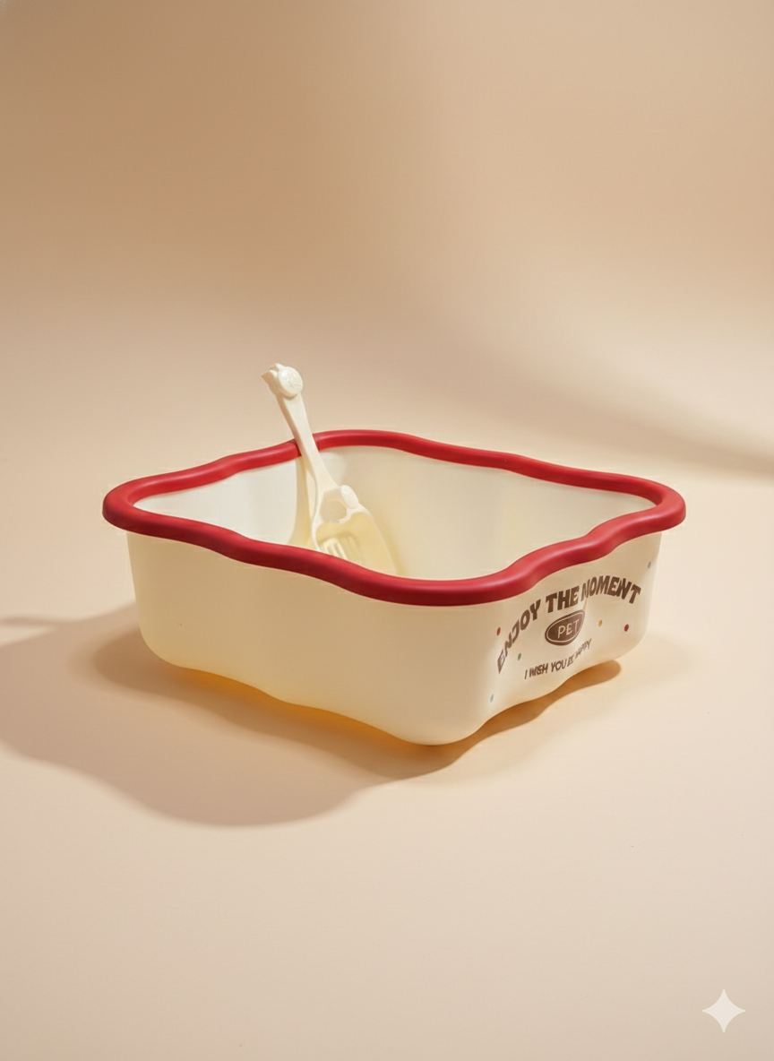 Caja para Arena de Gato con Pala Incluida - Arenero