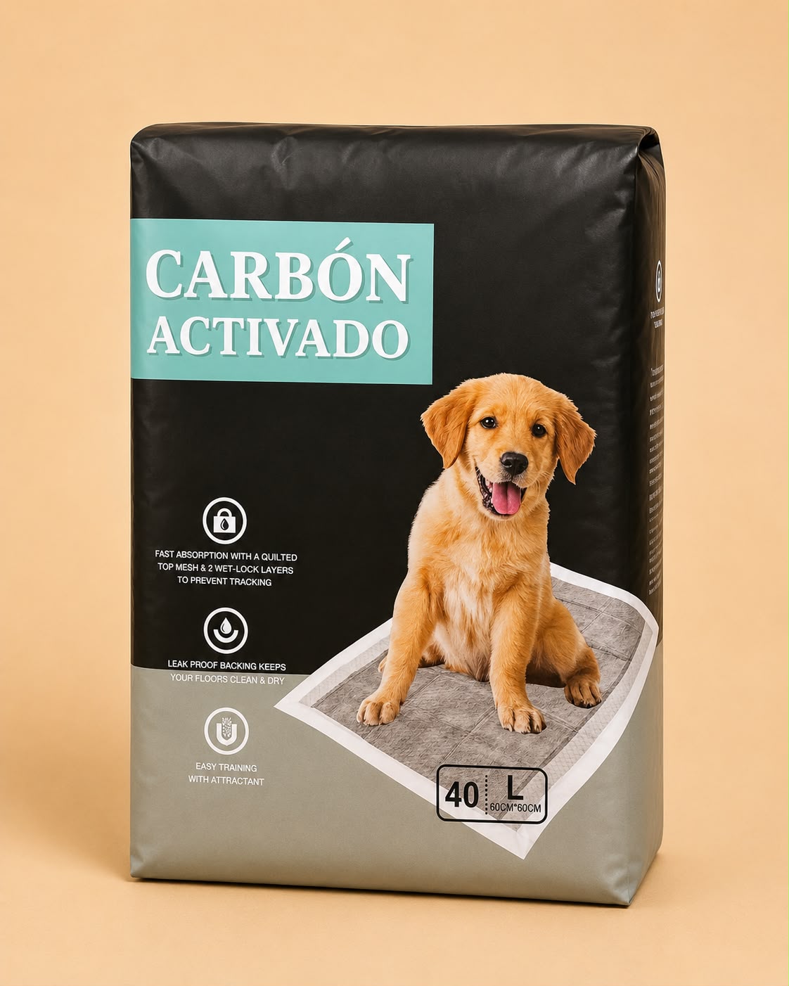 Pañal de piso - Carbón activado
