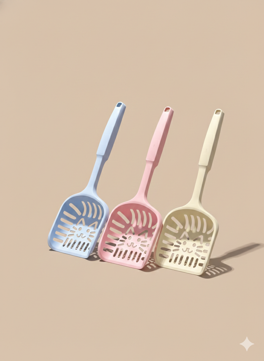 Pala Higiénica para Arena de Gato (Celeste)