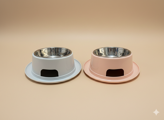 Plato elevado para perro o gato – acero inoxidable