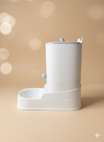Dispensador automático de alimento para mascotas – práctico y funcional