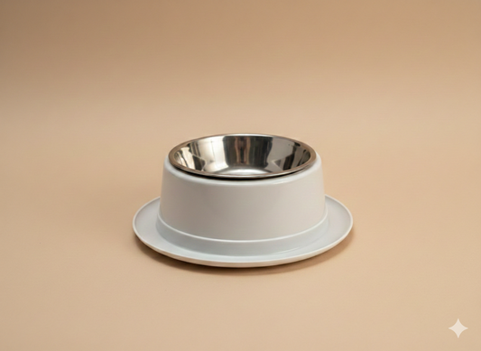 Plato elevado para perro o gato – acero inoxidable