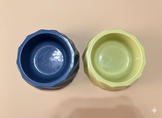 Plato para perro o gato – diseño geométrico