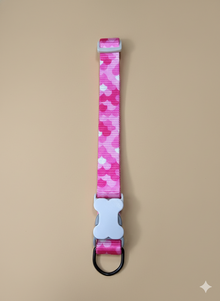 Collar rosa ajustable para perro – cómodo y resistente