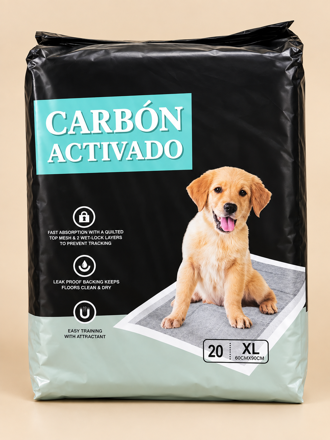 Pañal XL con carbón activado