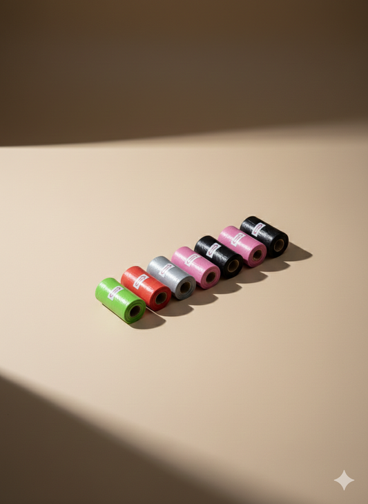 Pack 12 Bolsas Higiénicas para Mascotas – Rollos de Colores